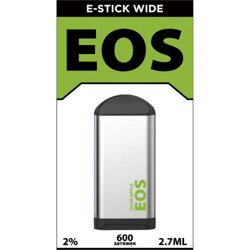 EOS E-Stick Wide Sour Apple (EOS Е-стик Кислое Яблоко)