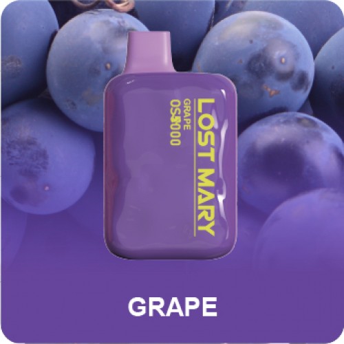 Электронная сигарета LOST MARY OS 4000 затяжек Grape (Лост Мери 4000 Виноград)