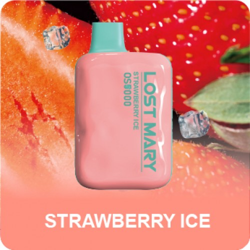 Электронная сигарета LOST MARY OS 4000 затяжек Strawberry Ice (Лост Мери 4000 Клубника Лёд)