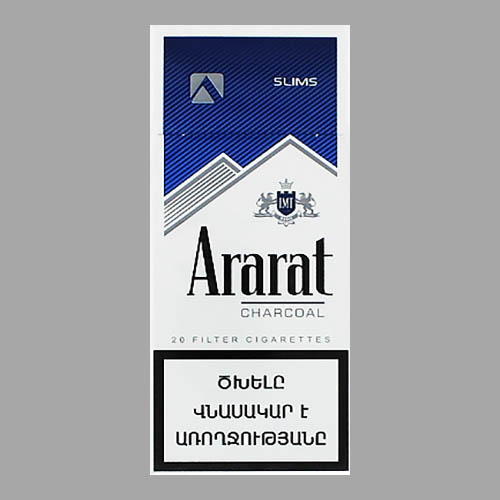 Сигареты Ararat Charchoal Slim (Арарат Уголь Слим)