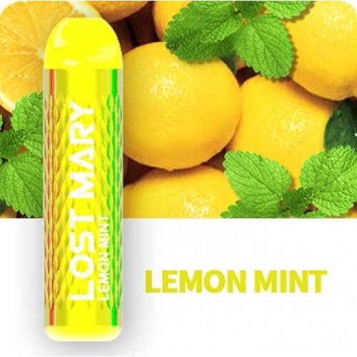 Электронная сигарета LOST MARY 3000 затяжек Lemon Mint (Лост Мери 3000 Лимон Мята)