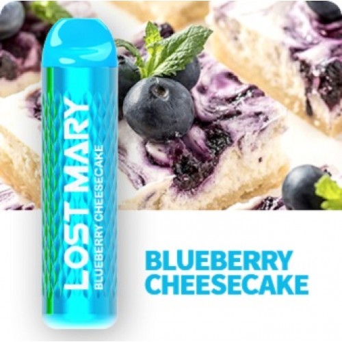Электронная сигарета LOST MARY 3000 затяжек Blueberry Cheesecake (Лост Мери 3000 Черничный Чизкейк)