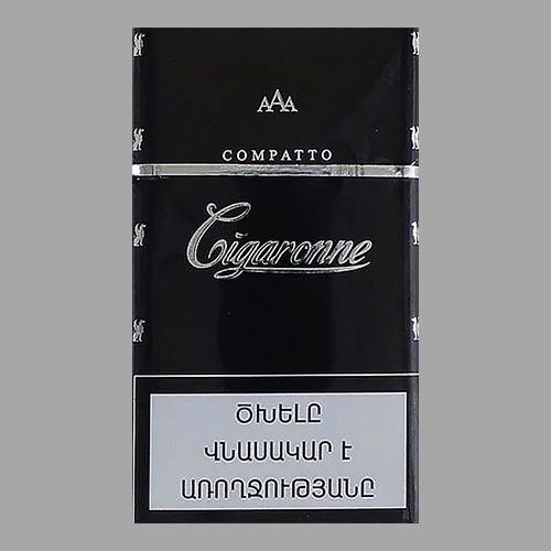 Сигареты Cigaronne Black Compatto (Сигарон Чёрные Компатто)