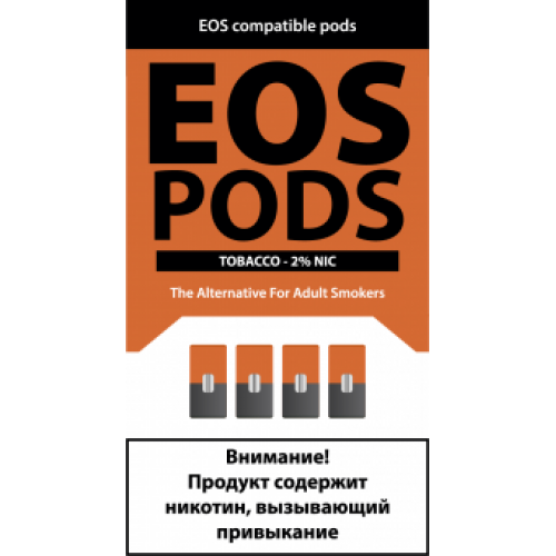 Картриджи EOS Pods Tobacco (EOS Табак)