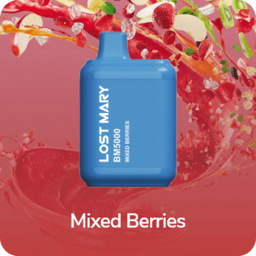 Электронная сигарета LOST MARY BM 5000 затяжек Mixed Berries (Лост Мери Смешанные Ягоды)