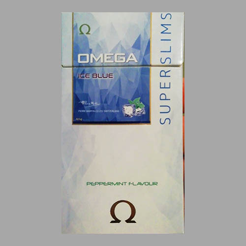 Сигареты Omega Ice Blue Superslims (Омега Айс Блю Суперслимс)