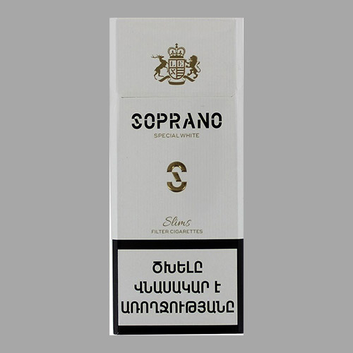 Сигареты Soprano Special White Slim (Сопрано Спешл Вайт Слим)